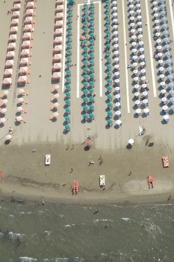 Yaz aylarında sahilde