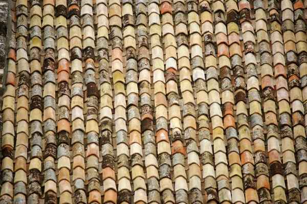 Background of old roof tiles — Stock Photo, Image
