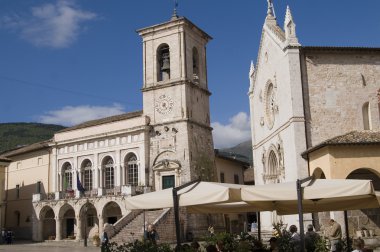 norcia umbria İtalya şehir