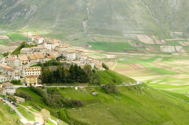 Castelluccio of Norcia Italy clipart