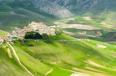 castelluccio, norcia, İtalya