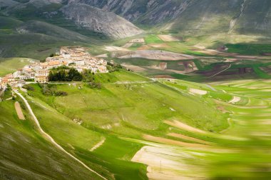 castelluccio, norcia, İtalya