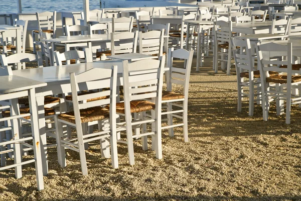 Ресторан на берегу моря — стоковое фото