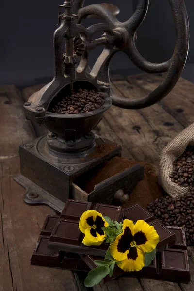 Καφές και η σοκολάτα — Φωτογραφία Αρχείου