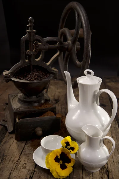 Antique coffee grinder — Stock Photo, Image