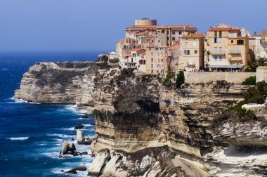Bonifacio Corsica Sardinia Italy clipart