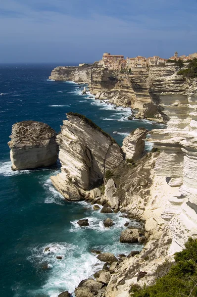 ボニファシオ コルシカ島サルデーニャ島イタリア — ストック写真