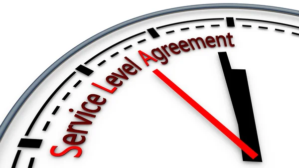 Umowa dotycząca poziomu usług — Zdjęcie stockowe