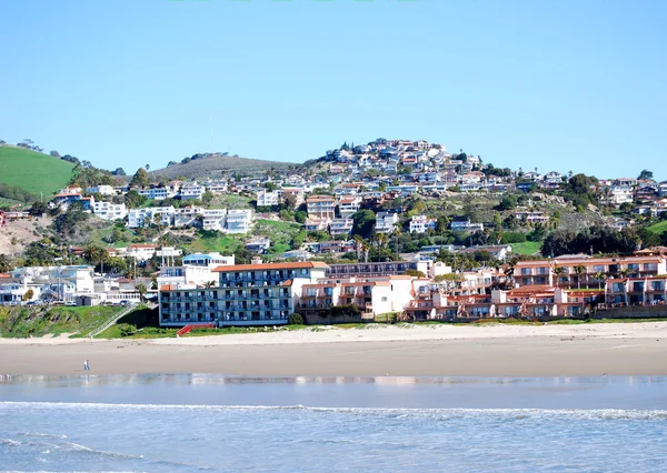 stock image Houses on the beach