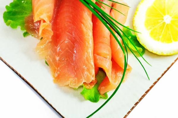 Freshness Salmon Salad — Stock Photo, Image