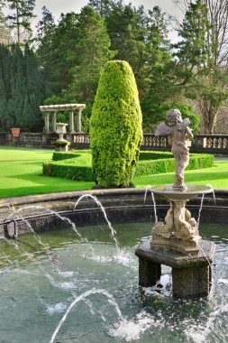 Formal English Garden, Rydal Hall clipart