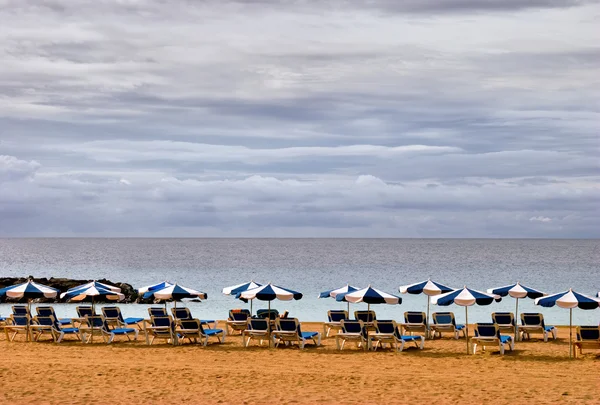 Issız beach los christianos, Kanarya Adaları — Stok fotoğraf