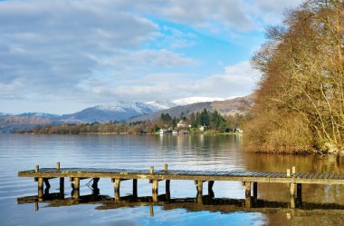 Jetty Over Peaceful Waters clipart