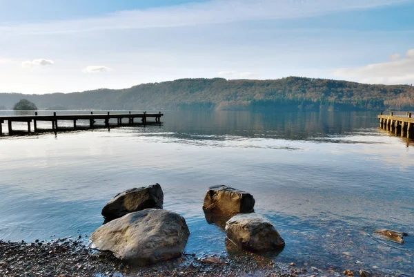 Tranquillità e solitudine nel Lake District — Foto Stock