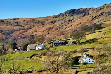 Picturesque Farming Settlement clipart