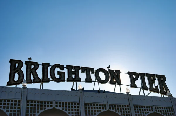 Stock image Brighton Pier Sign