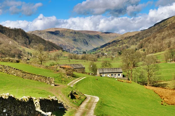 Picturesque farm in English Lake District — Stock Photo, Image