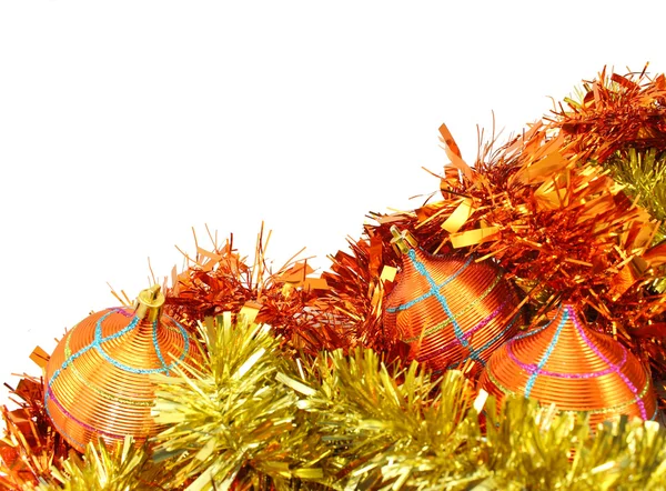Decorazioni di Natale arancione-giallo — Foto Stock