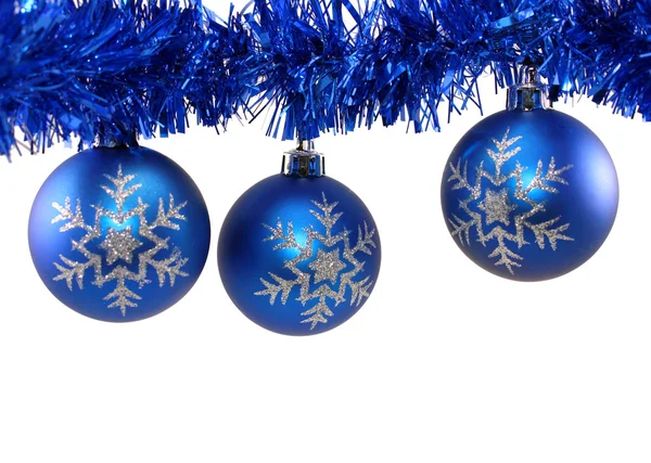 Decoraciones azules de Navidad —  Fotos de Stock