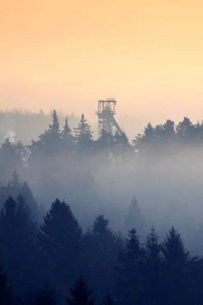 stock image Old mining tower