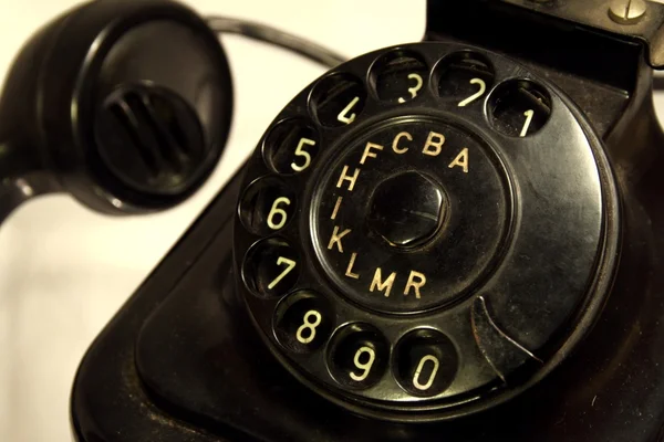 stock image Old telephone detail