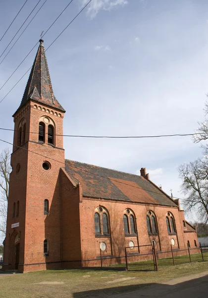 Antigua iglesia evangélica gótica — Foto de Stock