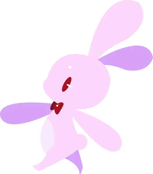 Růžový králík — Stock fotografie