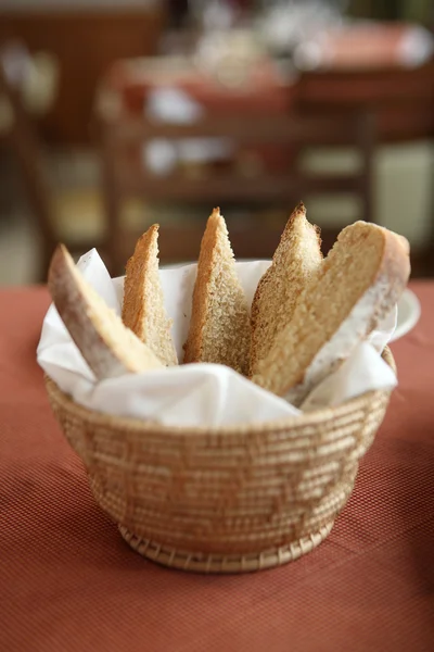 Pan en cesta — Foto de Stock