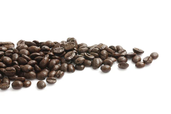 Coffee beans isolated in white background — Stock Photo, Image