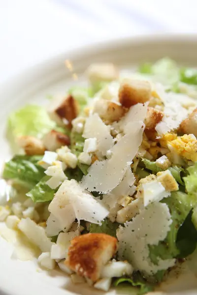 stock image Caesar salad in close up