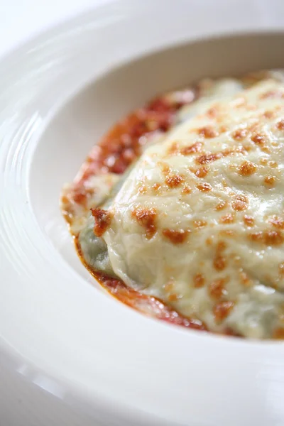 Lasagna Daging dan Keju — Stok Foto