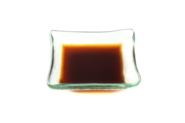 Soy sauce isolated in white background clipart