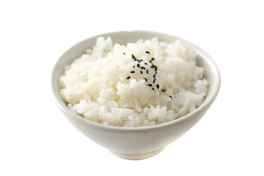Beyaz arka planda izole pirinç