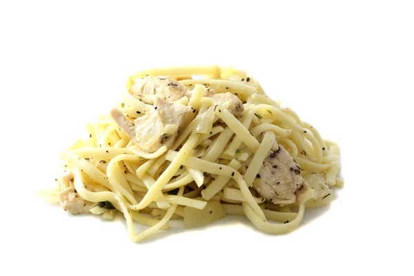 Spaghetti isolé en fond blanc — Photo
