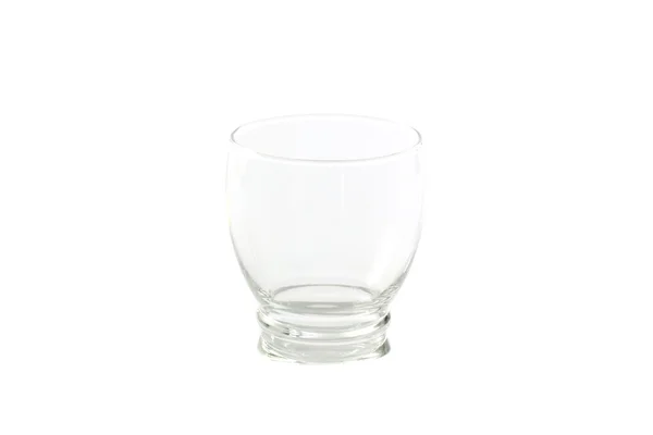 Glas geïsoleerd op een witte achtergrond — Stockfoto