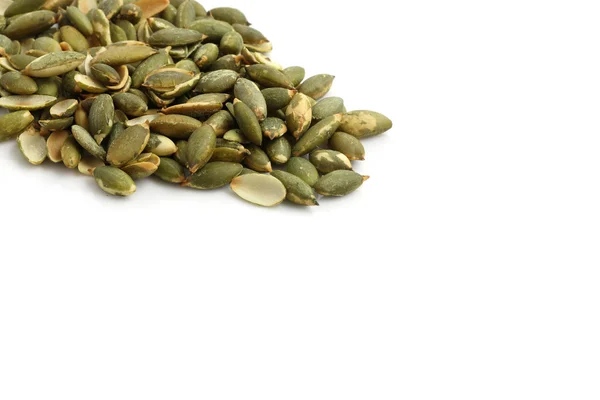 Pumpkin seed isolated in white background — Stock Photo, Image