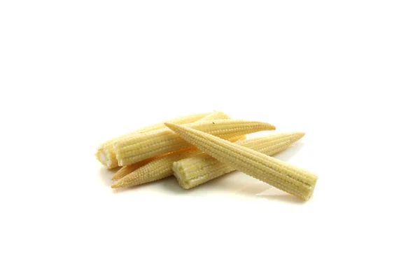 Baby corn isolated in white background — Stock Photo, Image