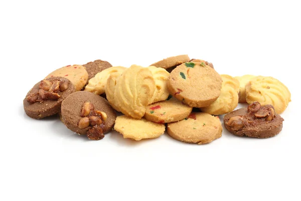 Cookie de mezcla aislada en fondo blanco — Foto de Stock