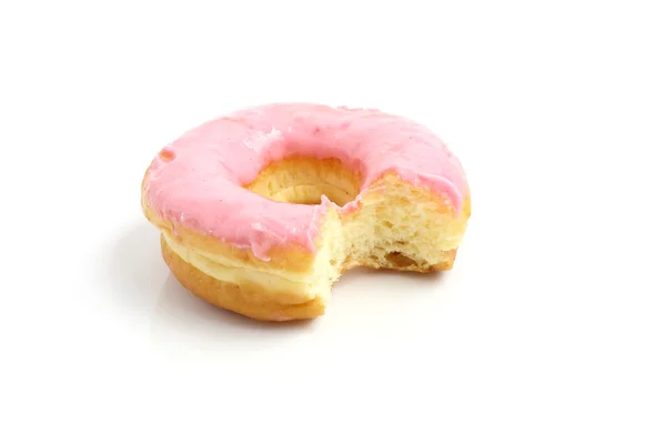 흰색 배경에서 분리 하는 초콜릿 도넛 — 스톡 사진