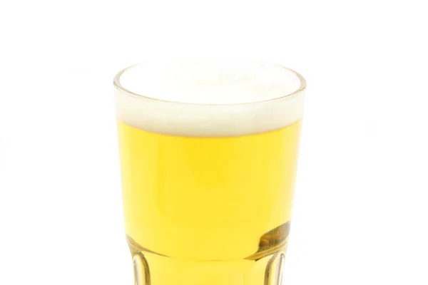 Piwo na białym tle w tle — Zdjęcie stockowe