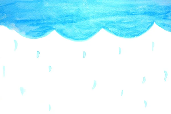 Дощ акварелі — стокове фото