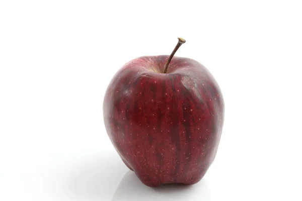 Jabłko na białym tle w tle — Zdjęcie stockowe