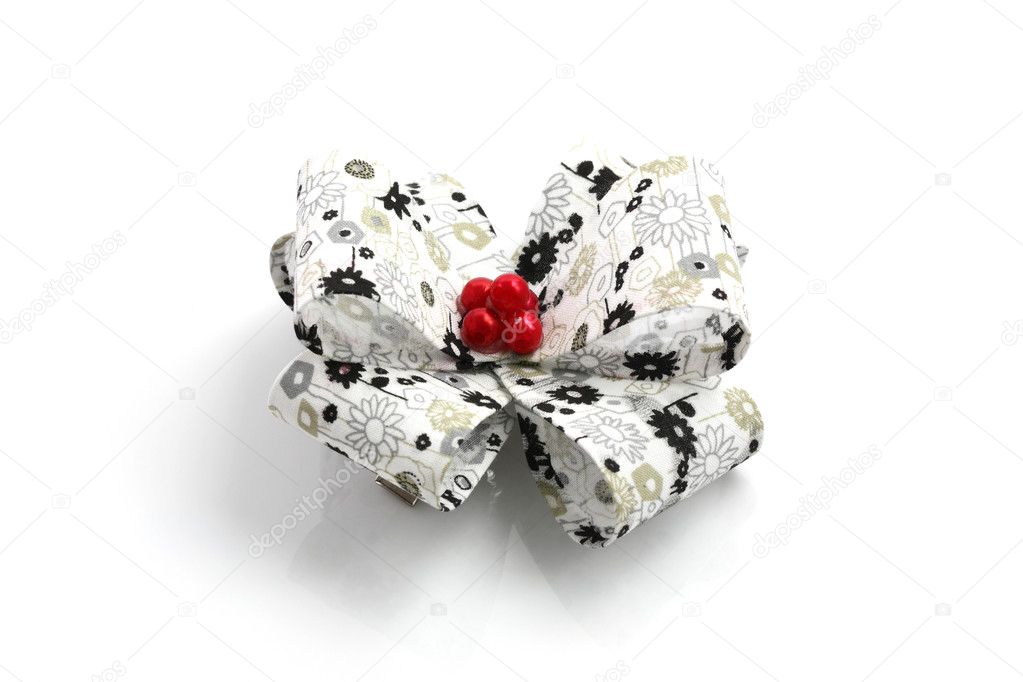Black Ribbon isolated in white background