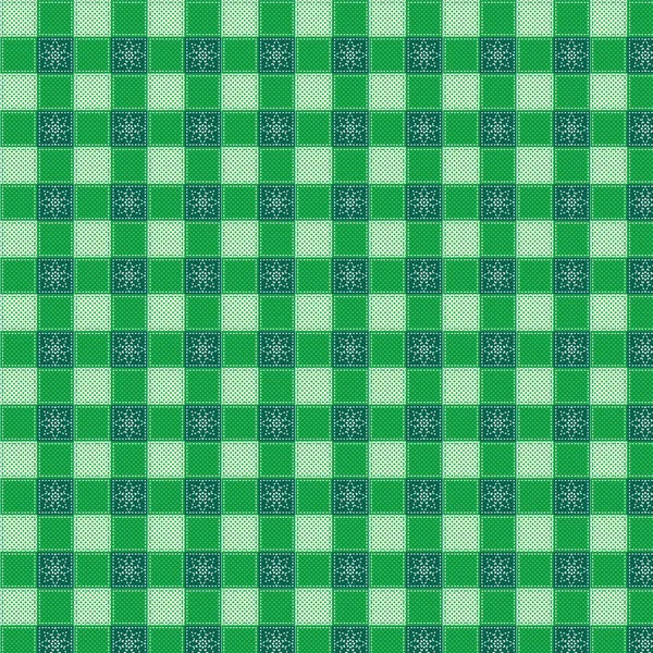 パターン ピクニック テーブル クロス ベクトル — ストックベクタ