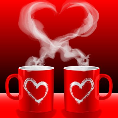 Love's cups clipart