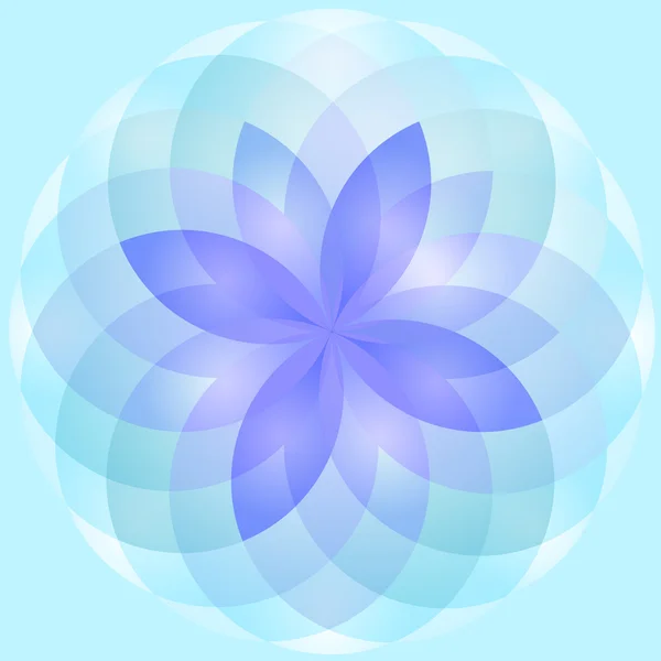 Hintergrund abstrakte Lotusblume Vektor — Stockvektor