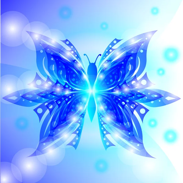 Achtergrond abstracte vlinder vector — Stockvector