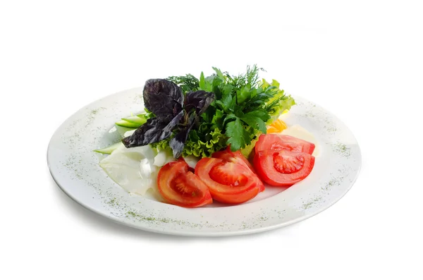 Sezonowych warzyw na talerzu — Zdjęcie stockowe