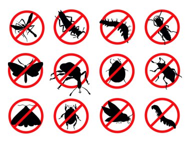 Stop pests clipart