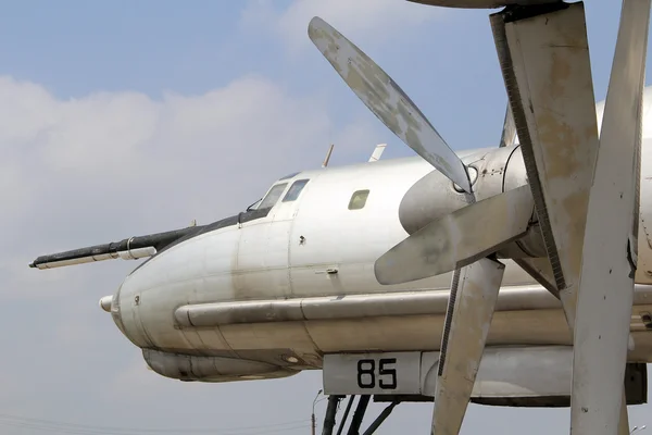 Oude vliegtuig motor — Stockfoto